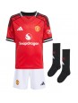Manchester United Patrick Dorgu #13 Replika Hemmakläder Barn 2025-26 Kortärmad (+ byxor)